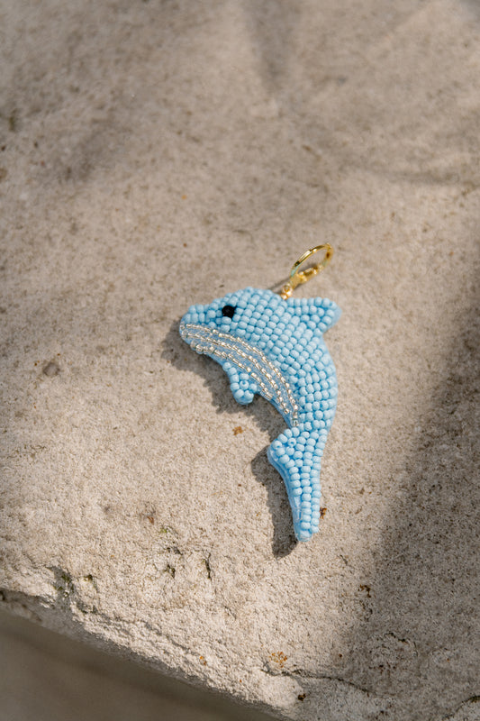 Les Jumelles Dolly pendant ocean blue