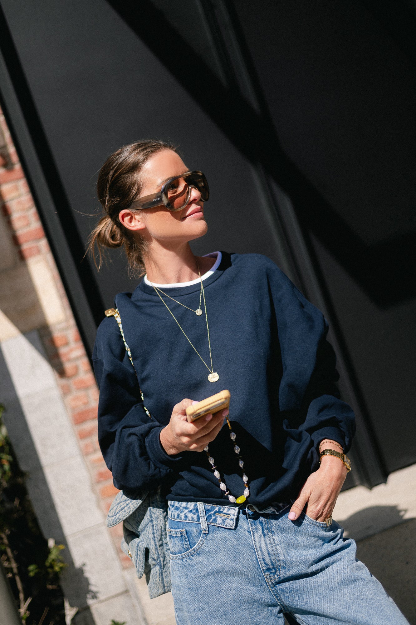 Anna sweater navy