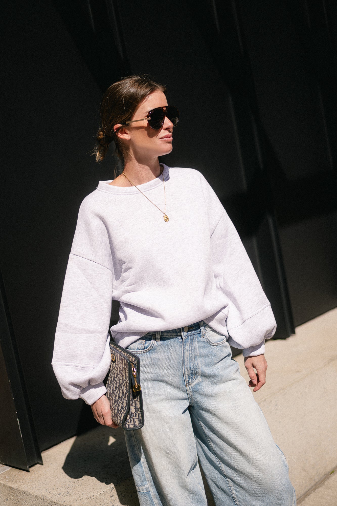 Anke sweater licht grijs