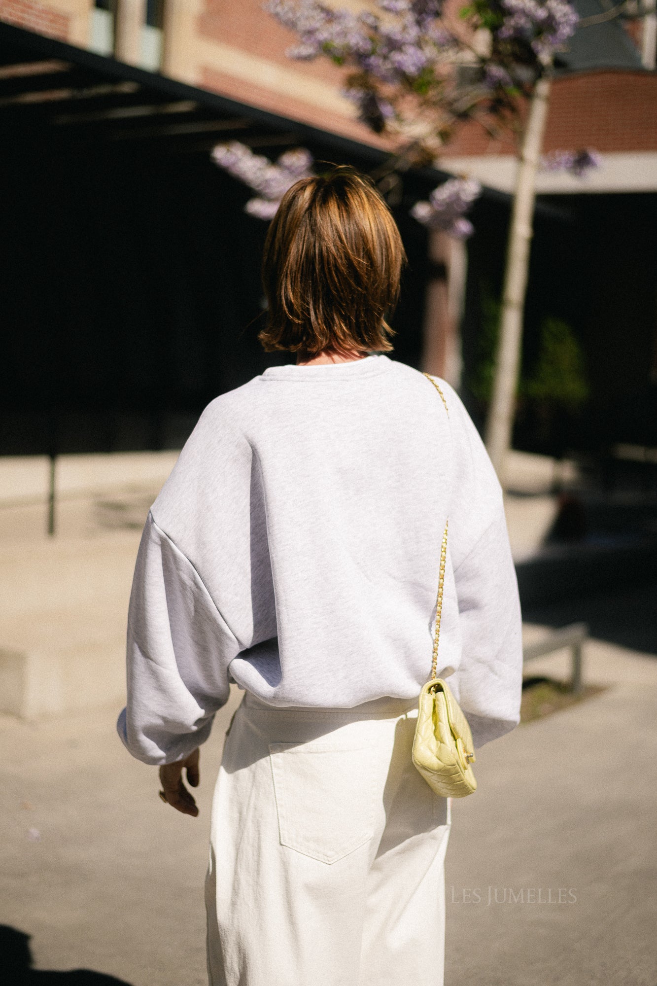 Anna sweater light grey melange