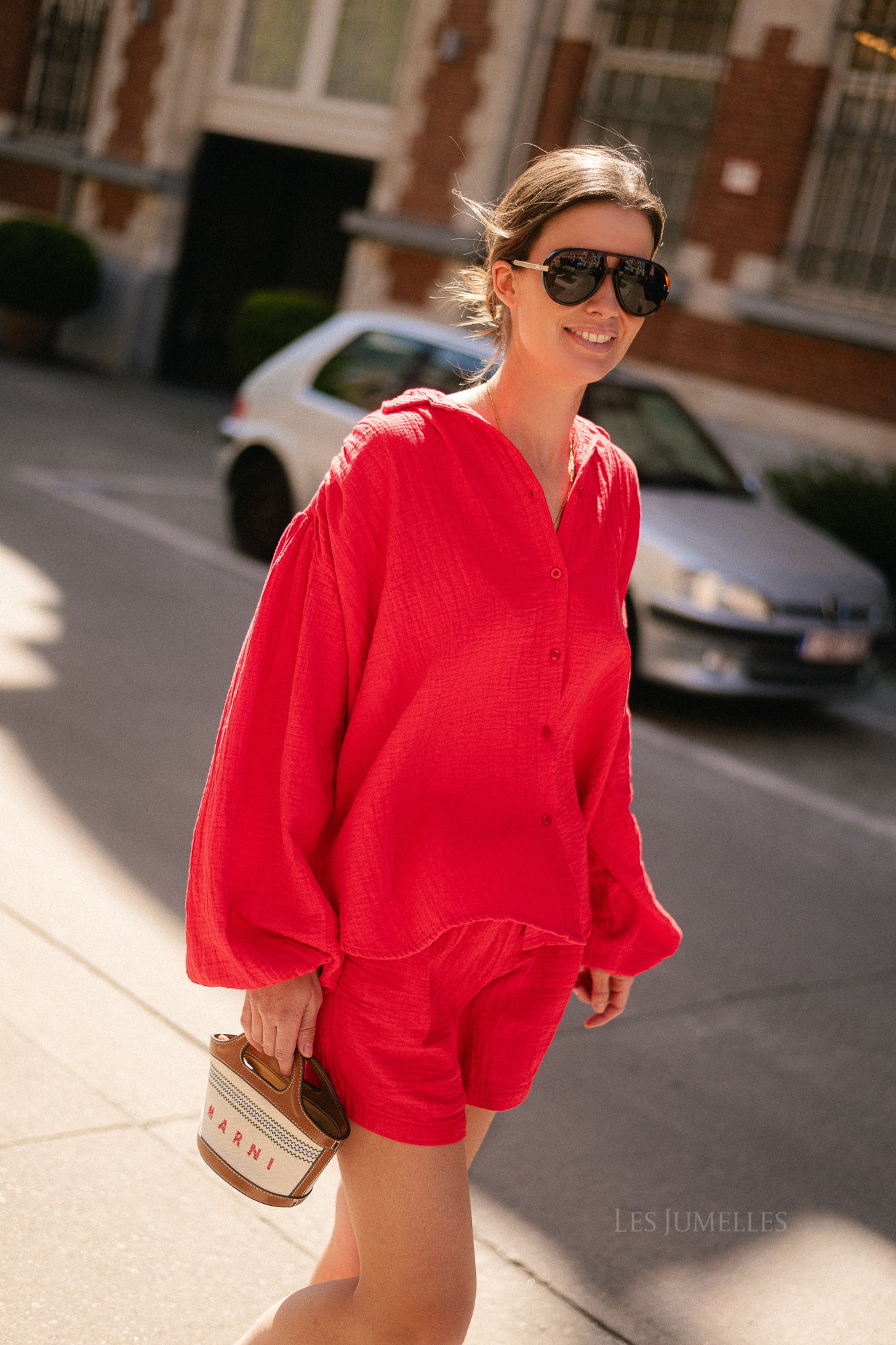 Abigail set poppy red