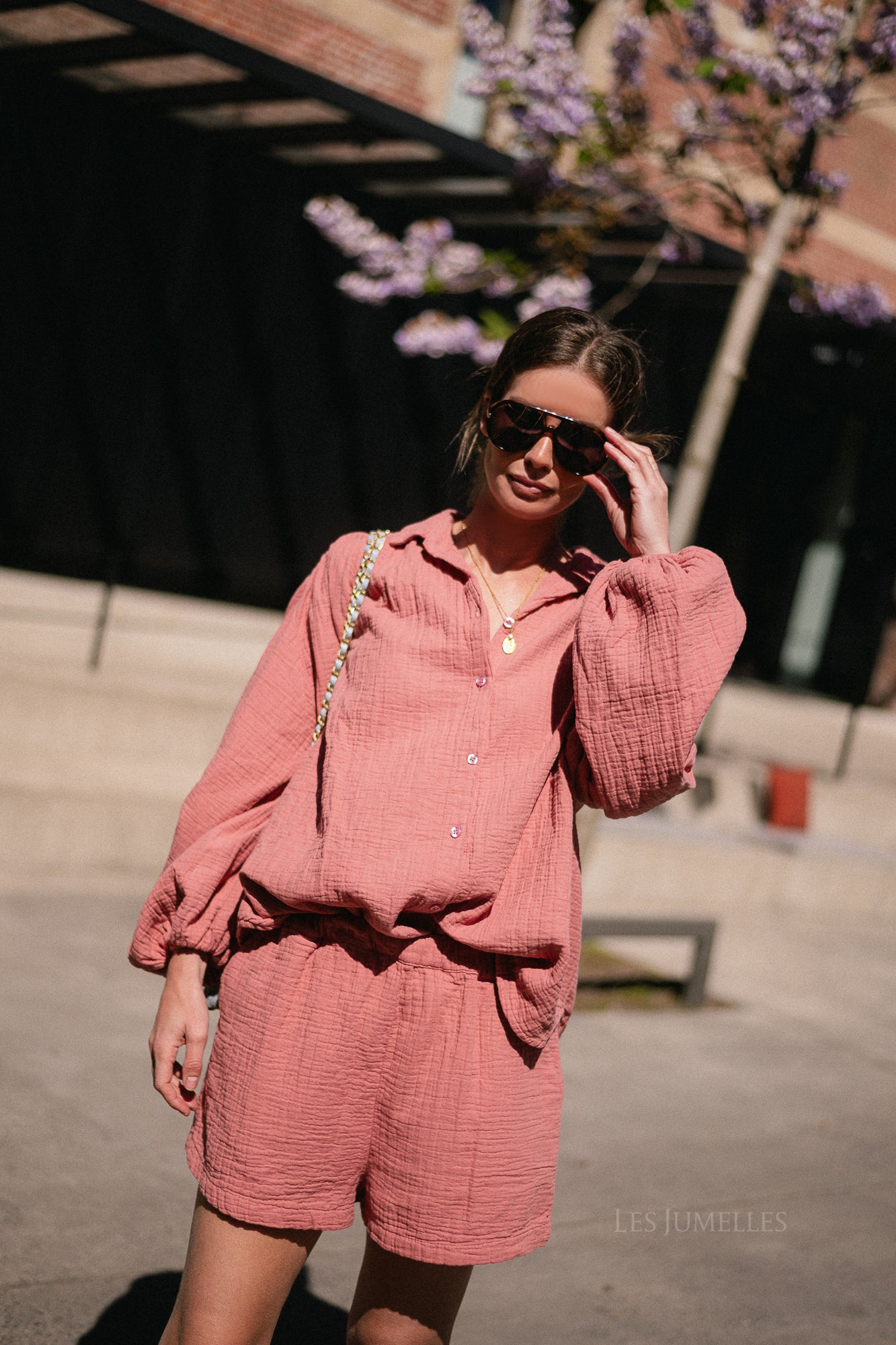 Abigail set pink pepper