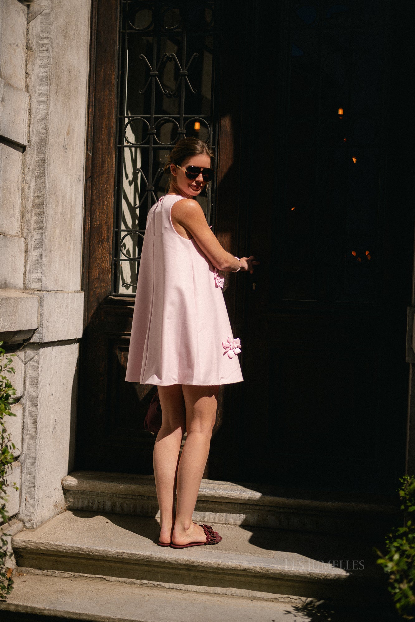 YASAstra halterneck dress ballerina