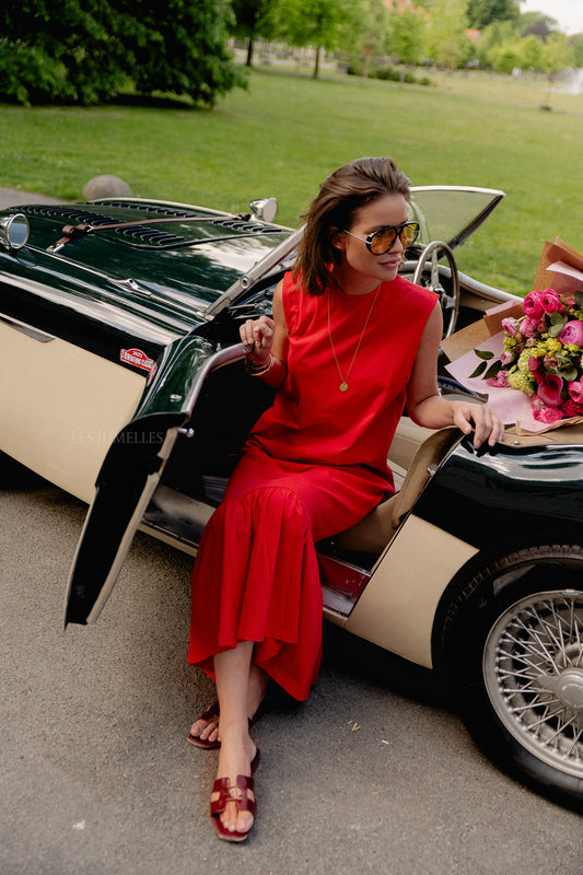Les Jumelles Gustave dress high risk red