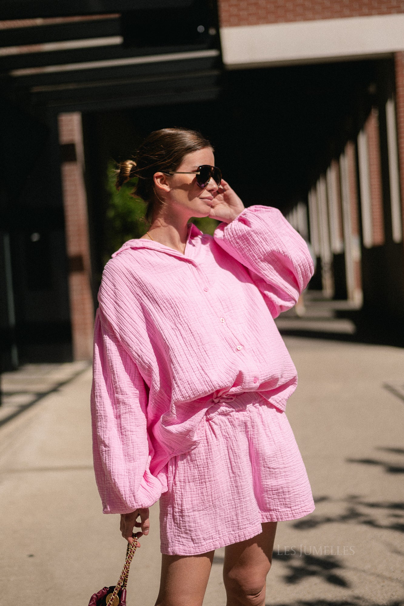 Abigail set candy pink
