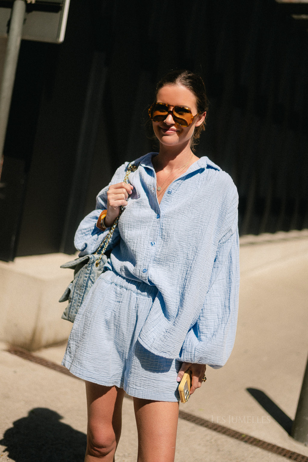 Abigail set sky blue