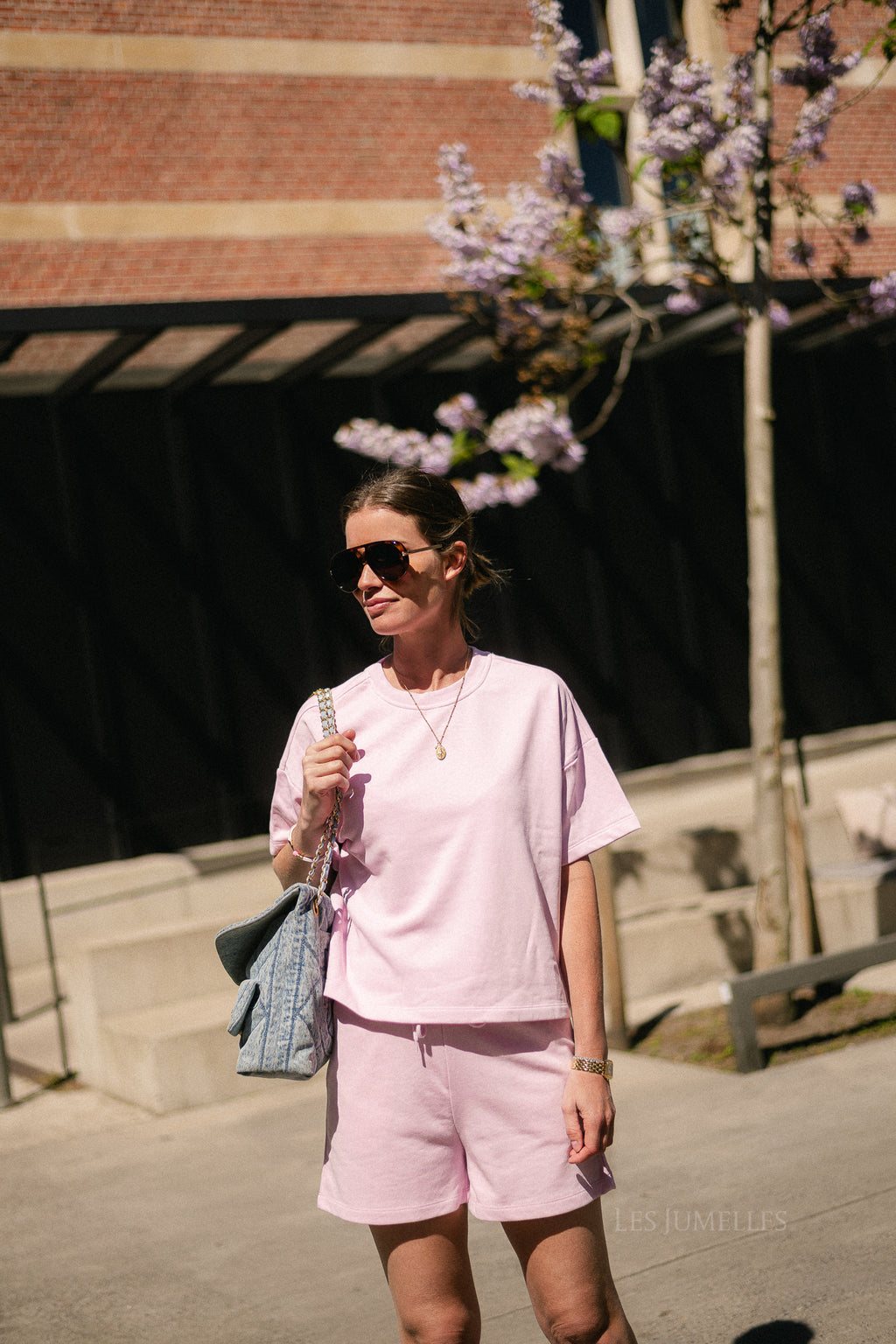 PCChilly summer 2/4 loose sweater winsome orchid