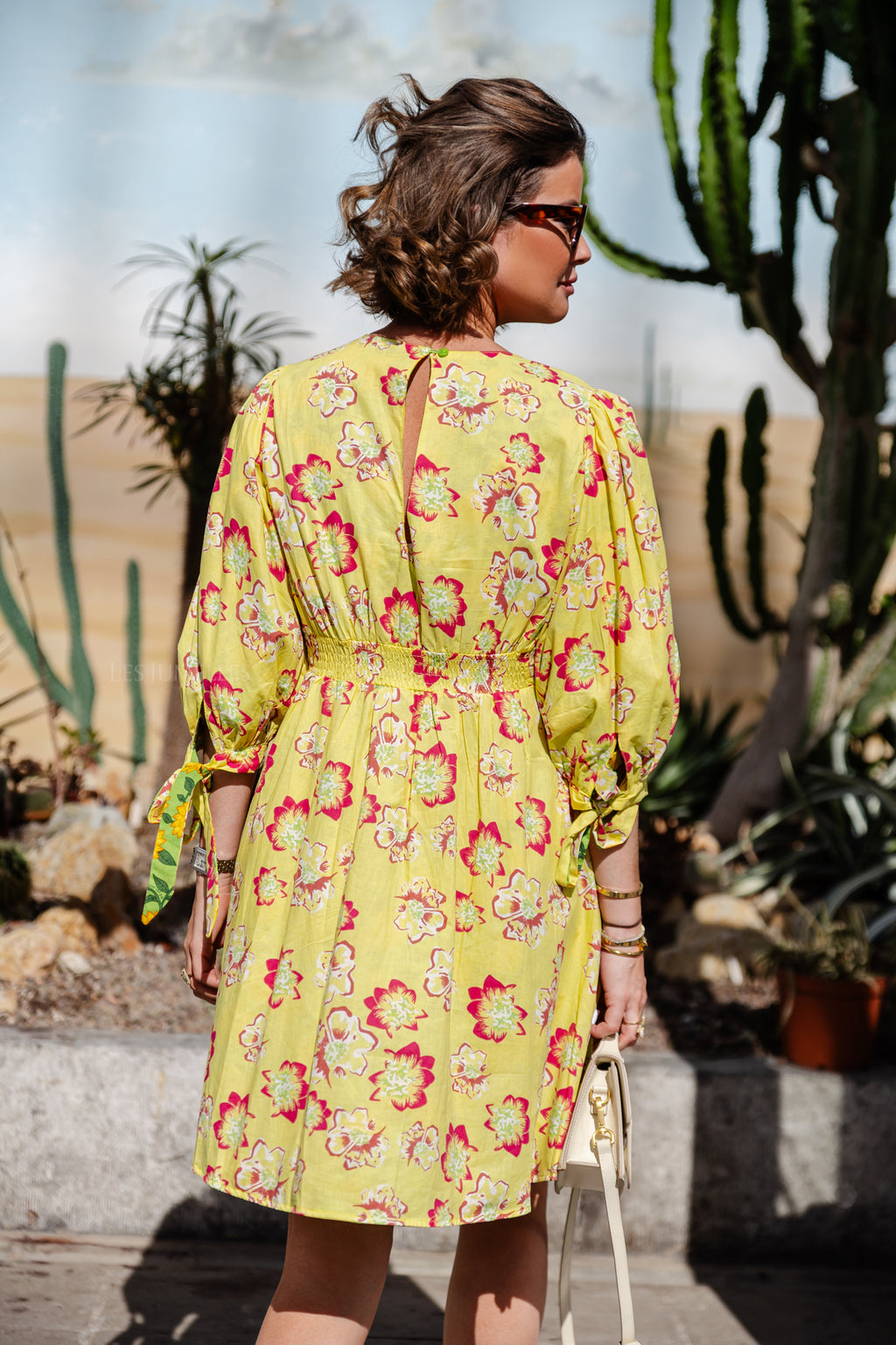 Alexis jurk ananas bloem