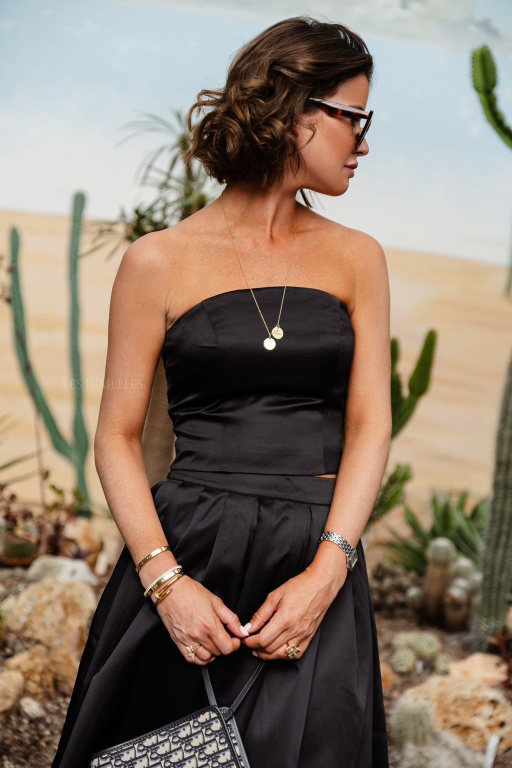 SLFAresia bustier top black