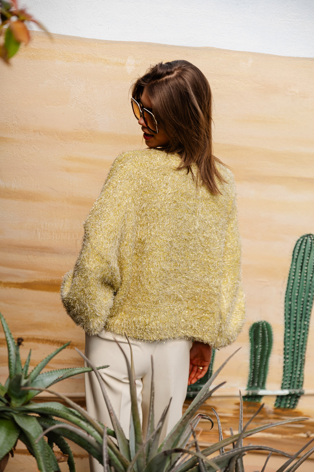 Rika cardigan yellow