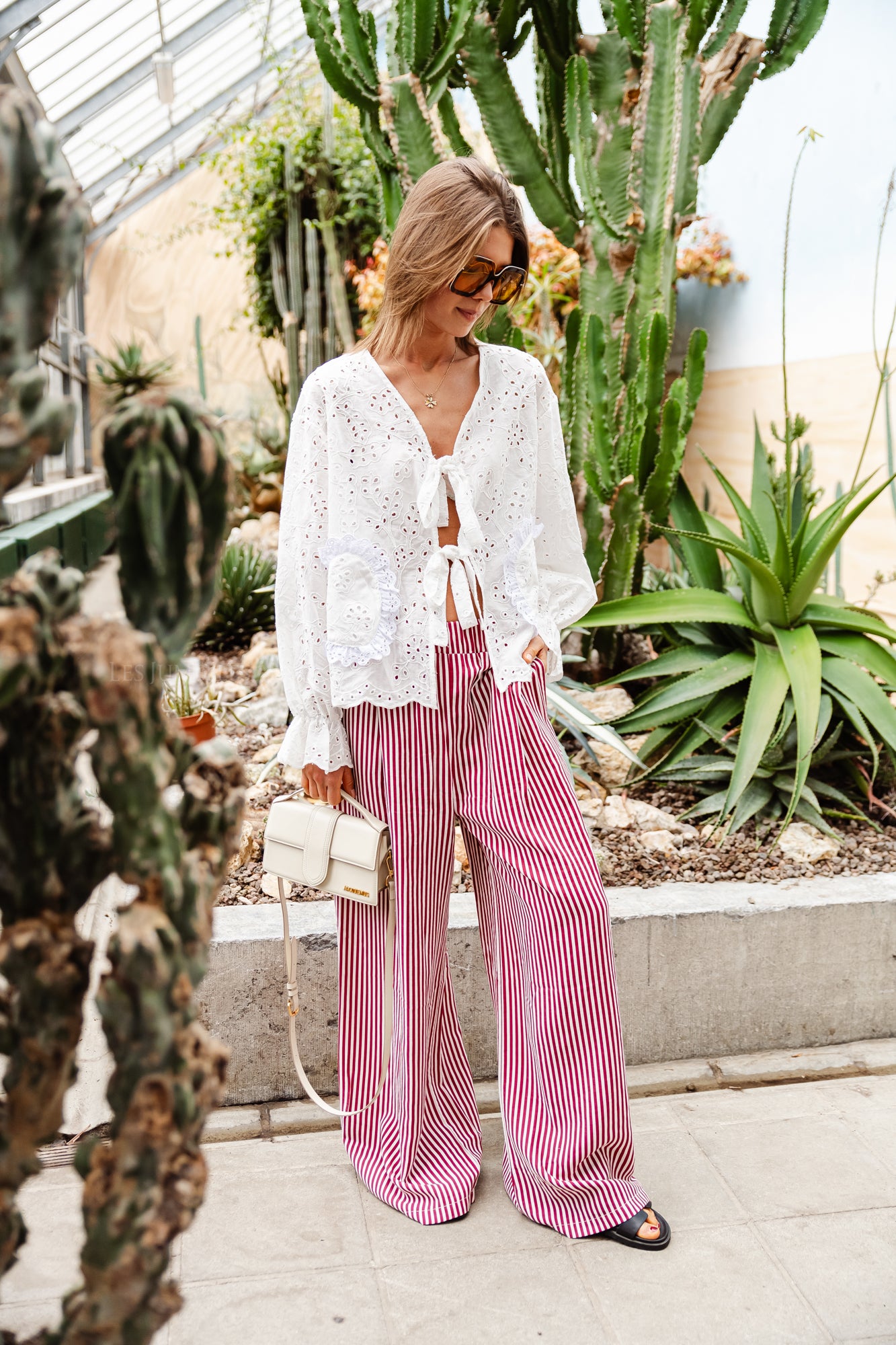 Grace embroidered blouse off white