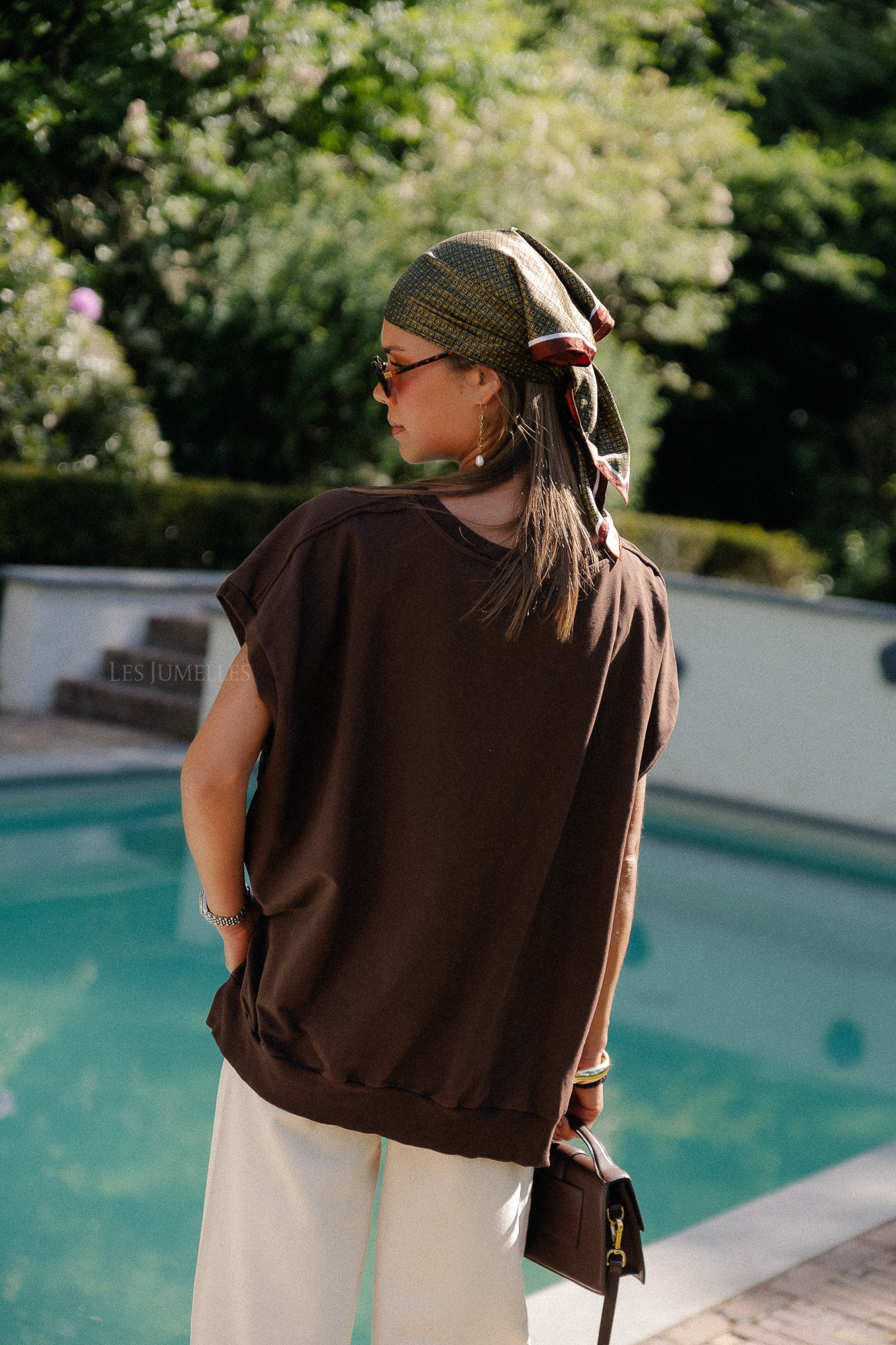Sweat-shirt Judy chocolat chaud