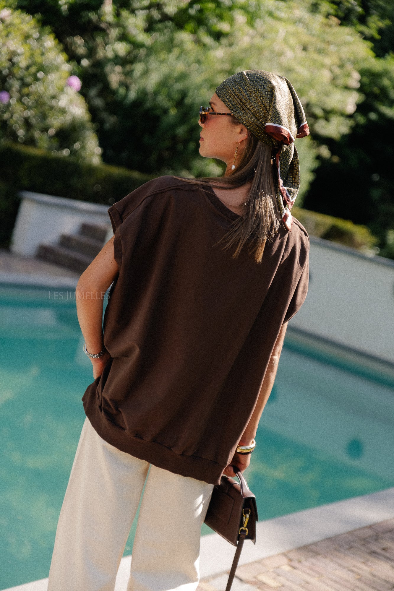 Sweat-shirt Judy chocolat chaud