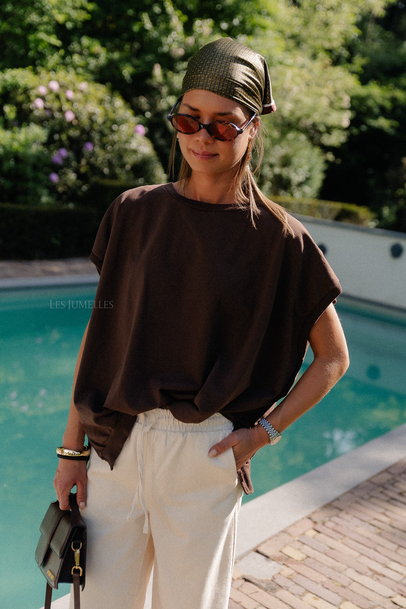 Sweat-shirt Judy chocolat chaud