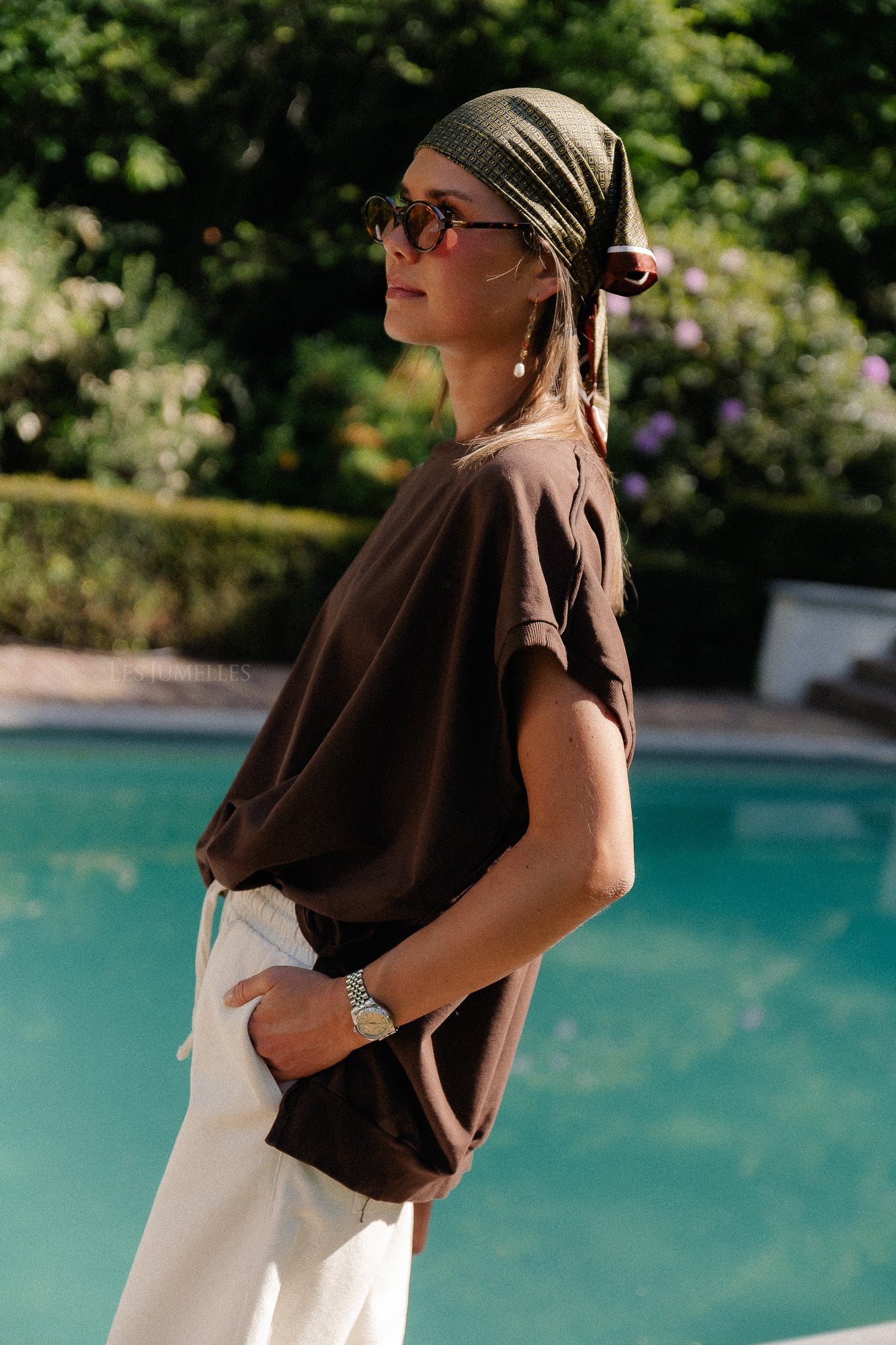 Sweat-shirt Judy chocolat chaud