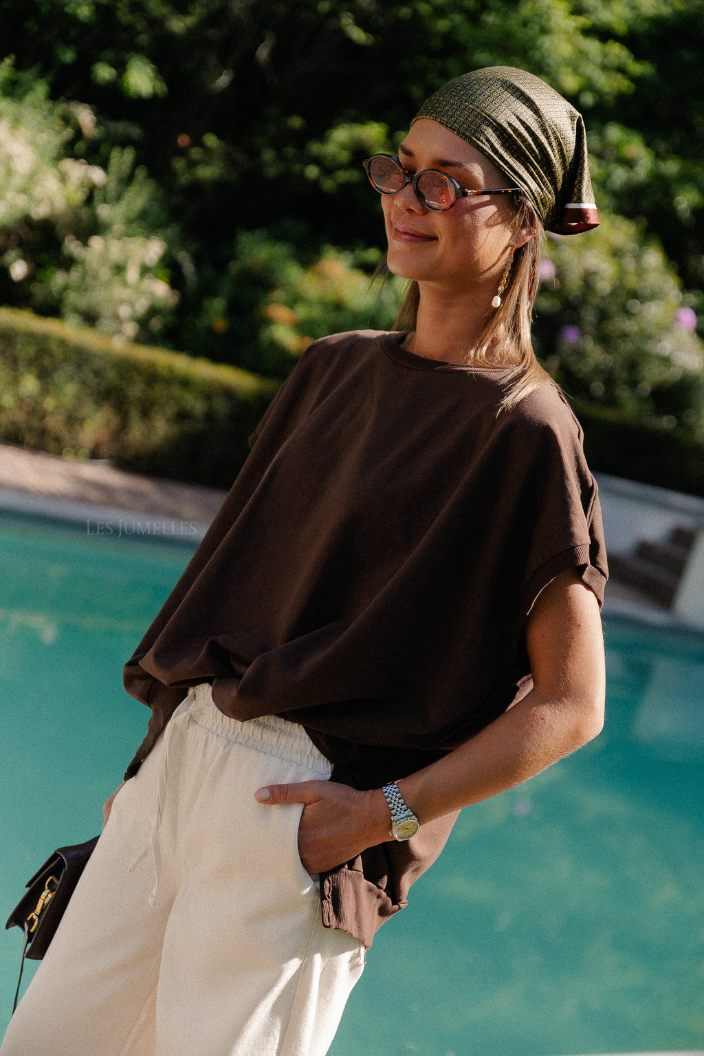 Sweat-shirt Judy chocolat chaud
