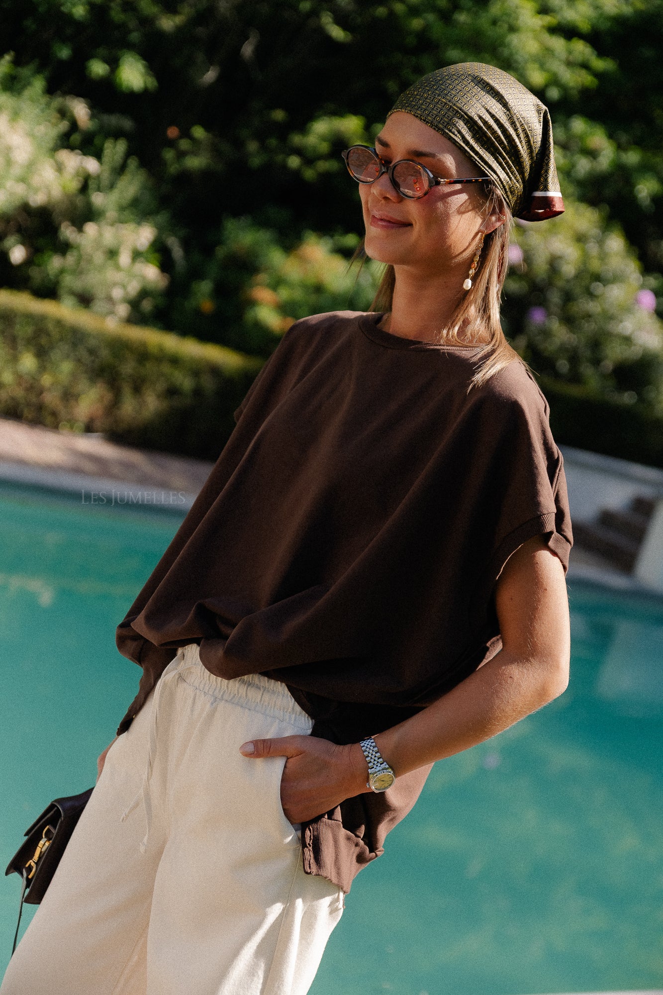 Sweat-shirt Judy chocolat chaud