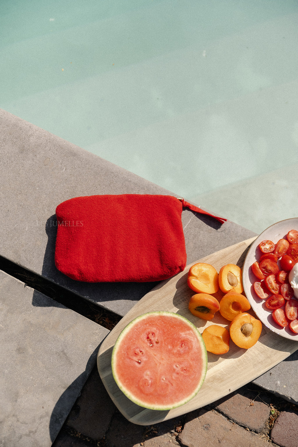 Pia make up bag mandarin red