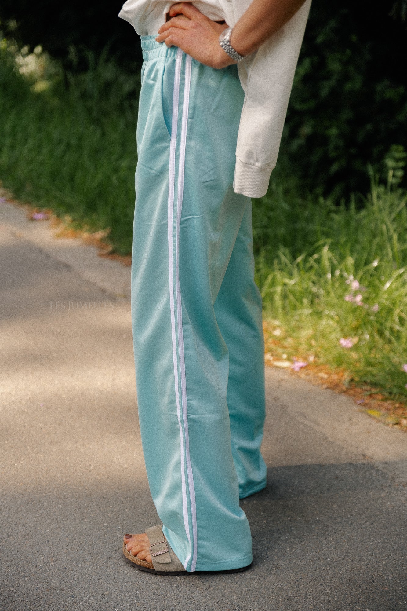 Pantalon de survêtement Isla turquoise