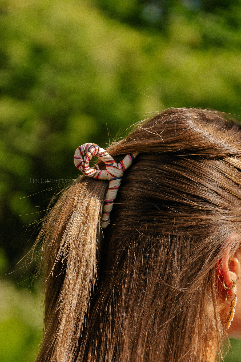 Stripes celabrina hair claw multi color