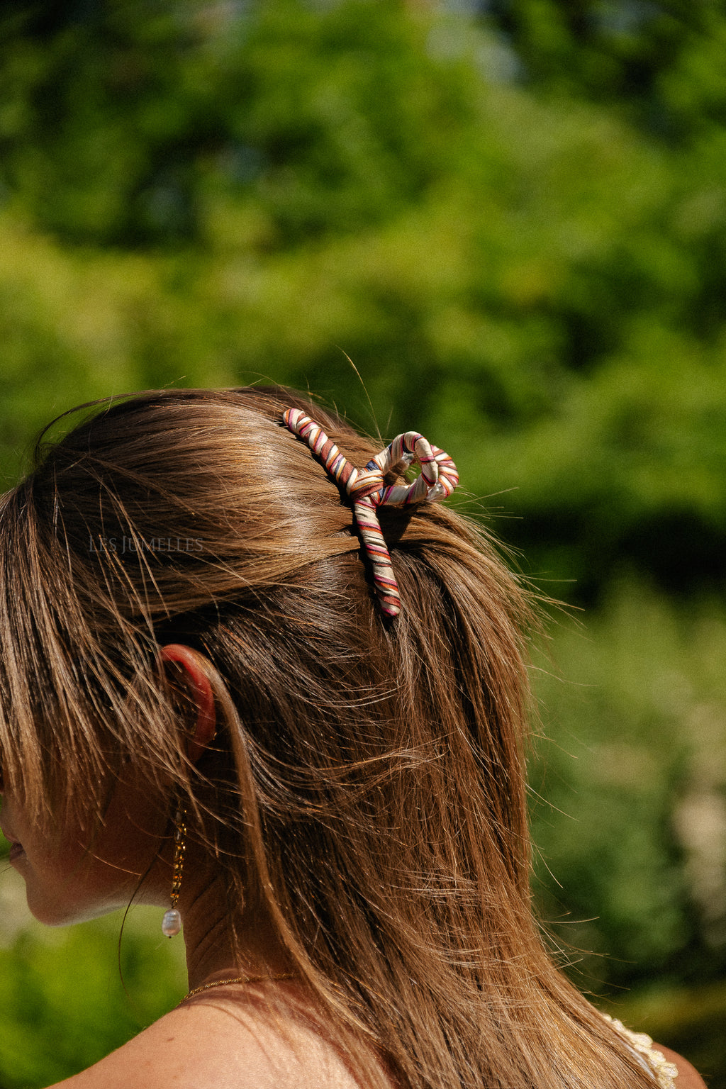 Stripes celabrina hair claw multi color