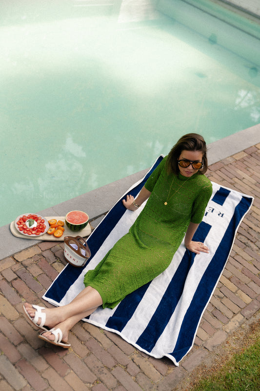 Les Jumelles SLFMoon knit dress spindle tree