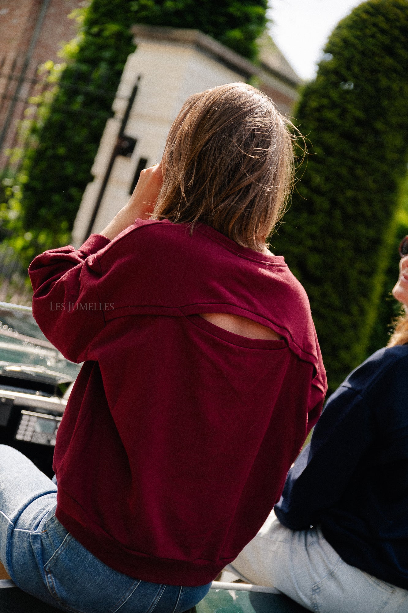 Pull Romy bordeaux