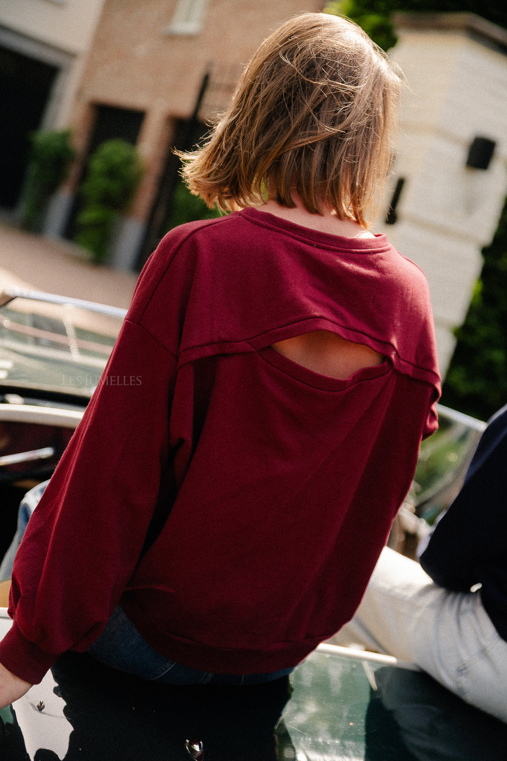 Pull Romy bordeaux