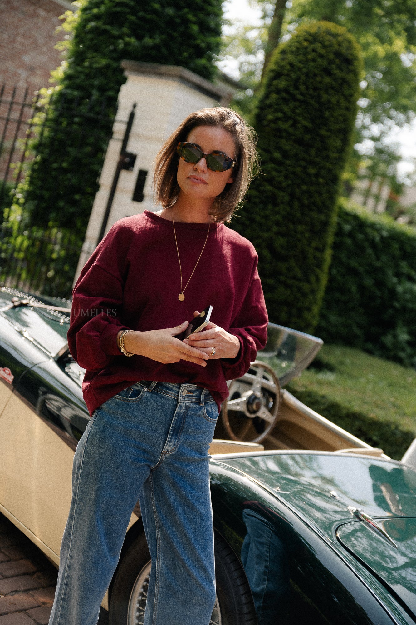 Pull Romy bordeaux