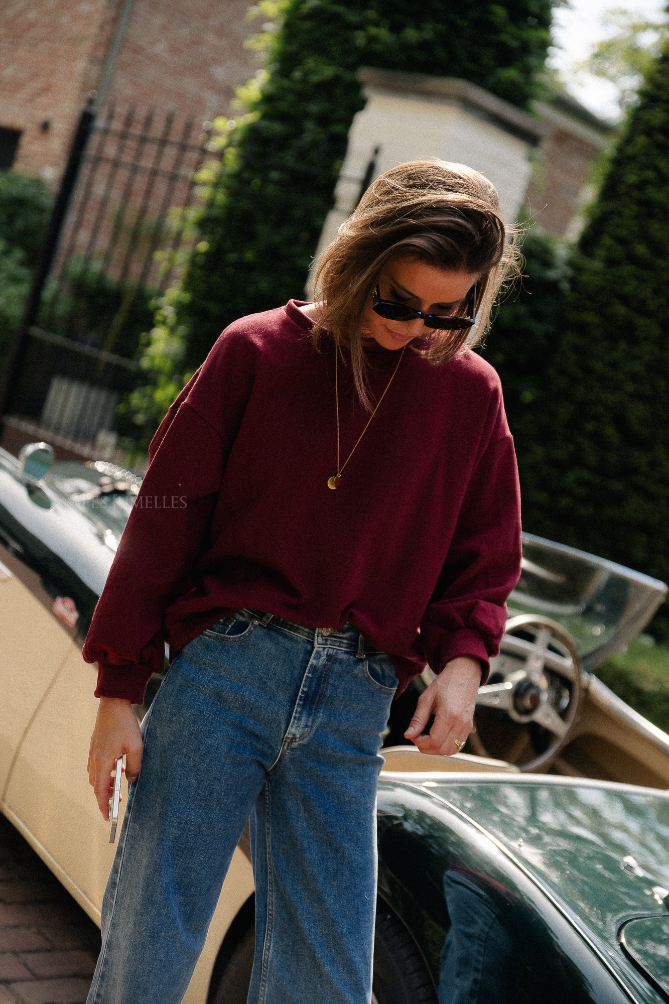 Pull Romy bordeaux