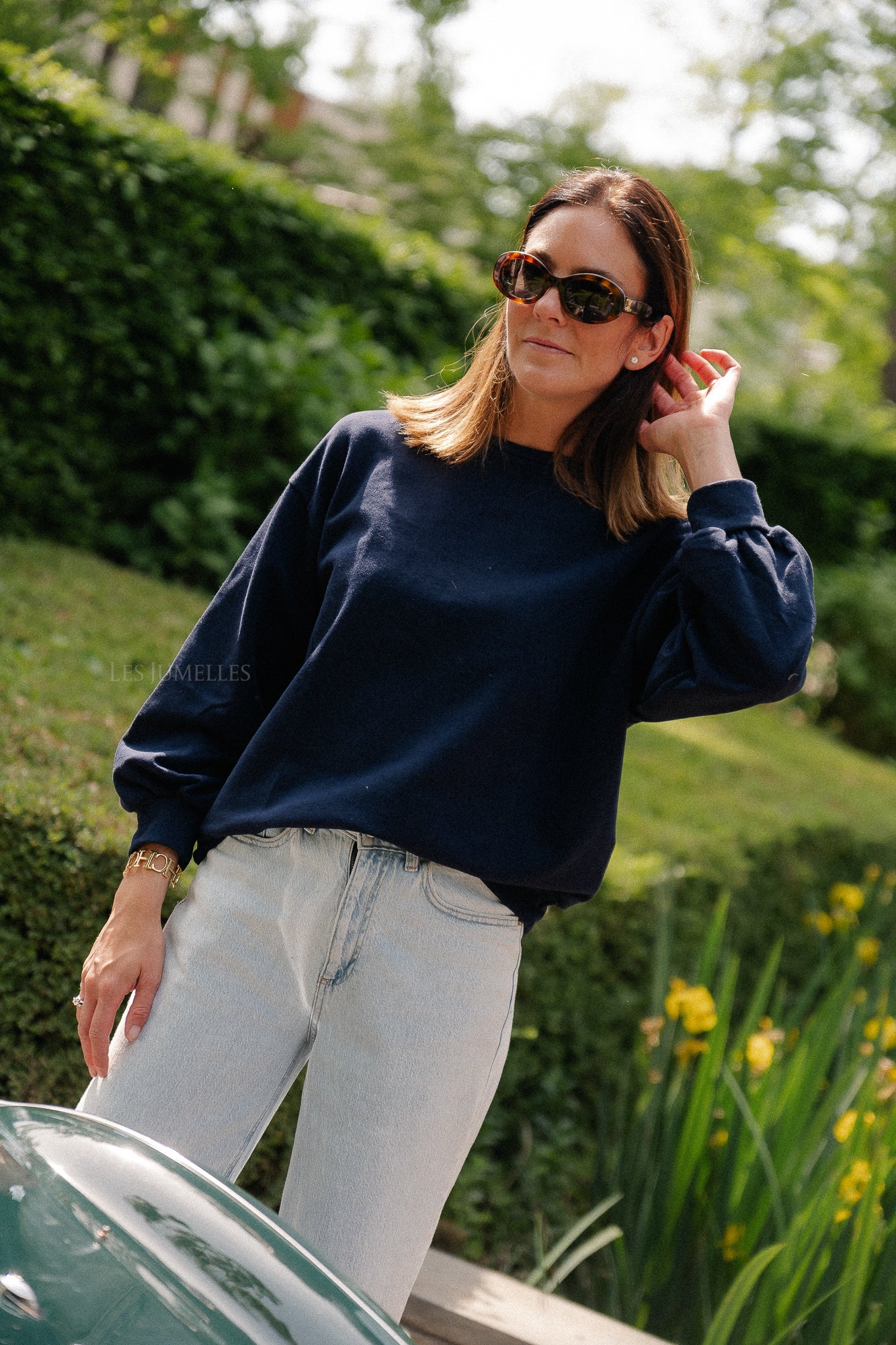 Romy sweater marineblauw