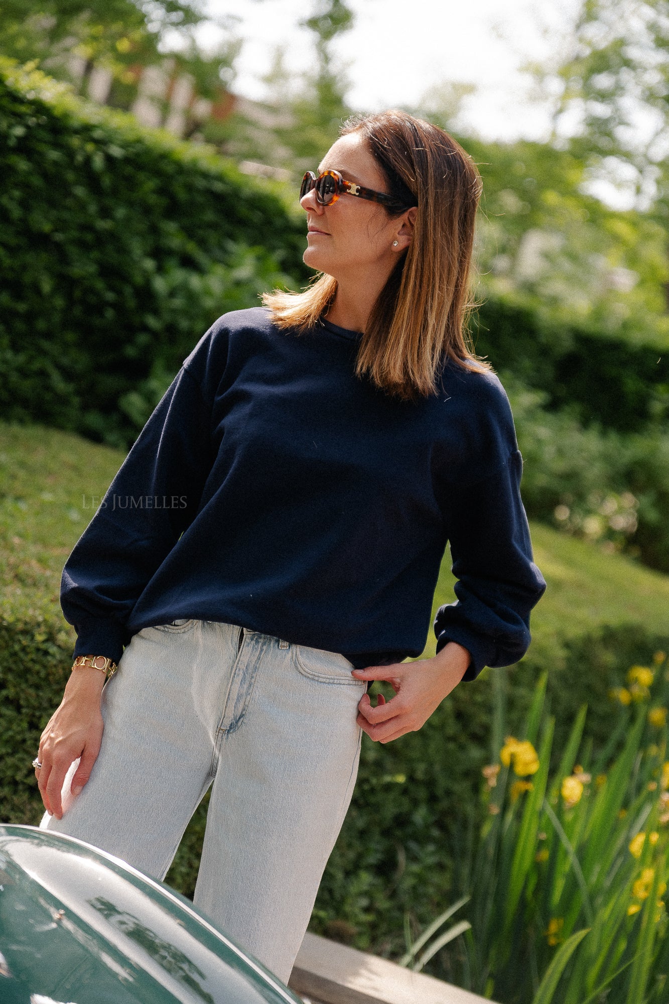 Romy sweater marineblauw