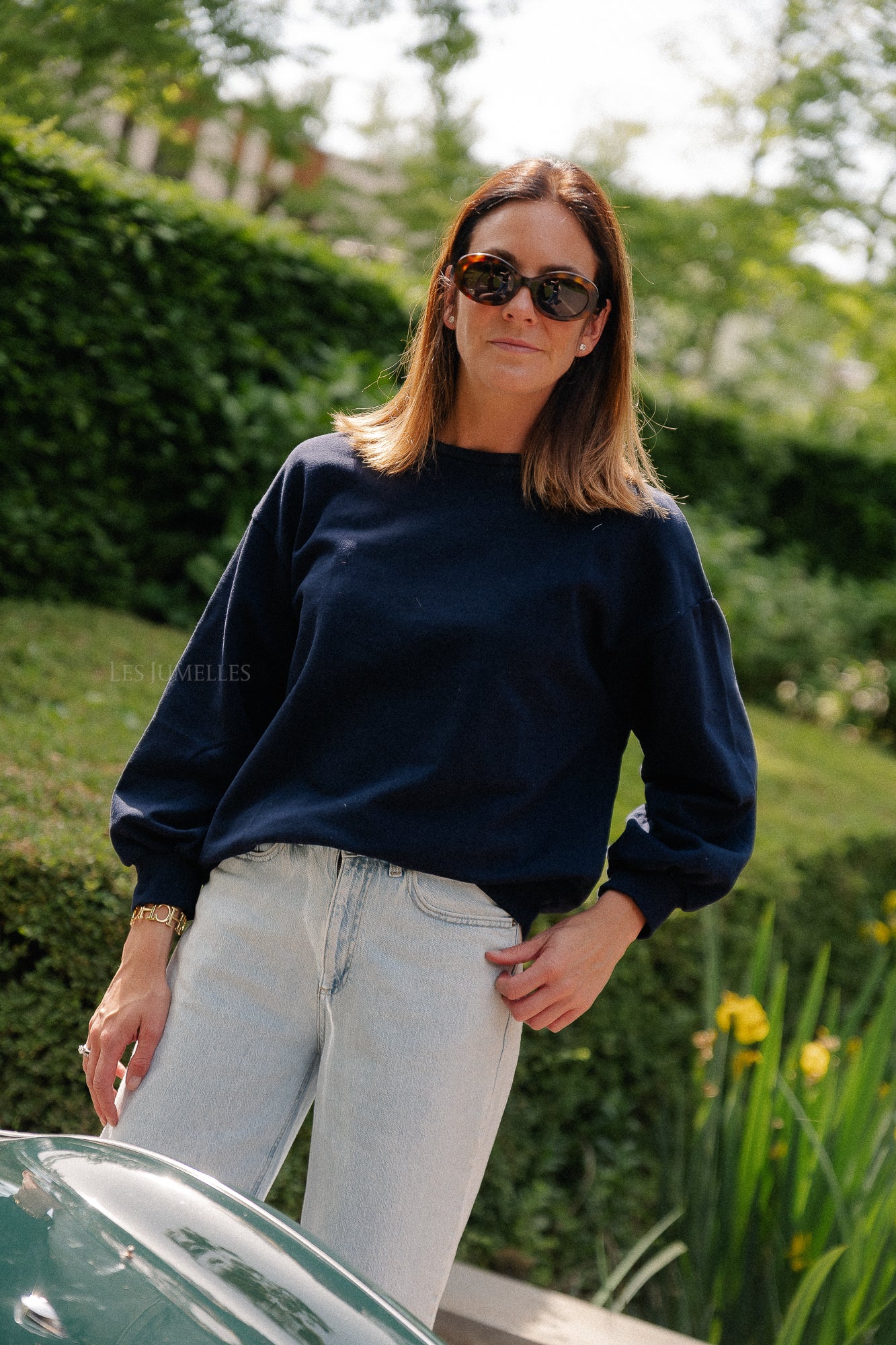 Romy sweater marineblauw