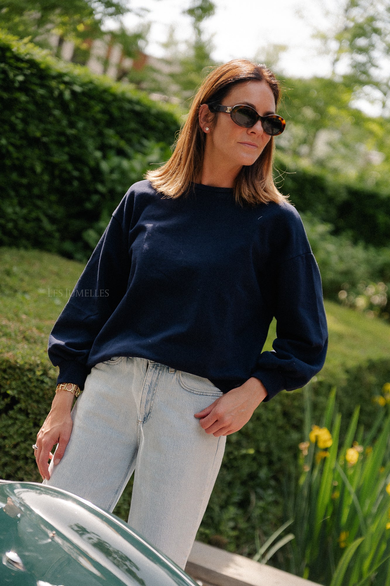 Romy sweater marineblauw