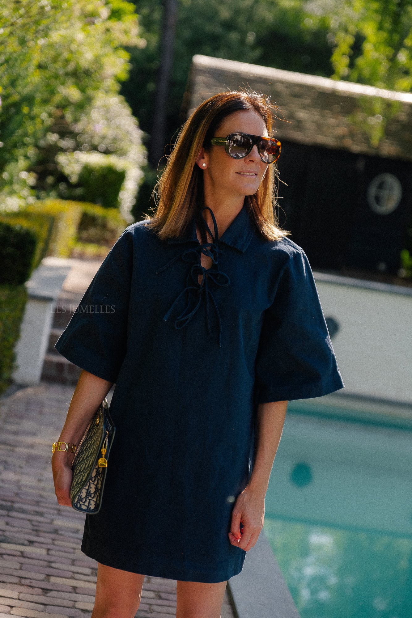 Leonie dress navy