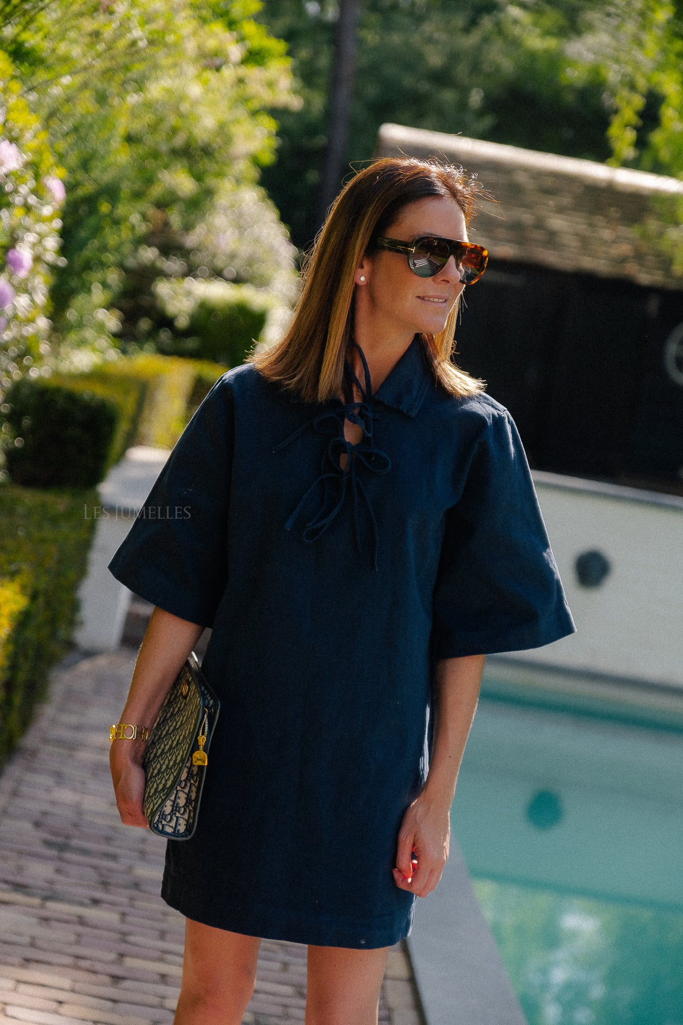 Leonie dress navy
