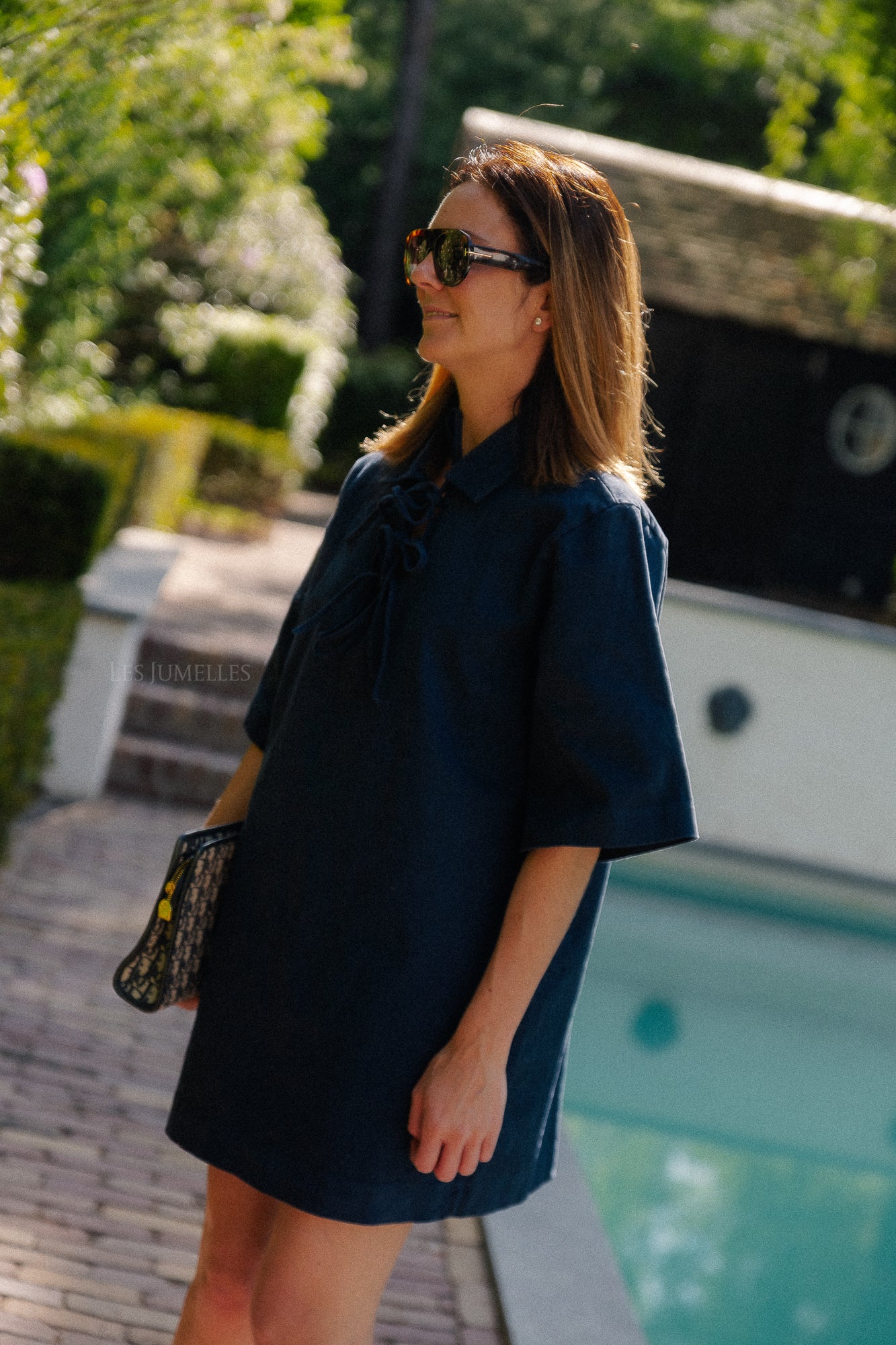 Leonie dress navy