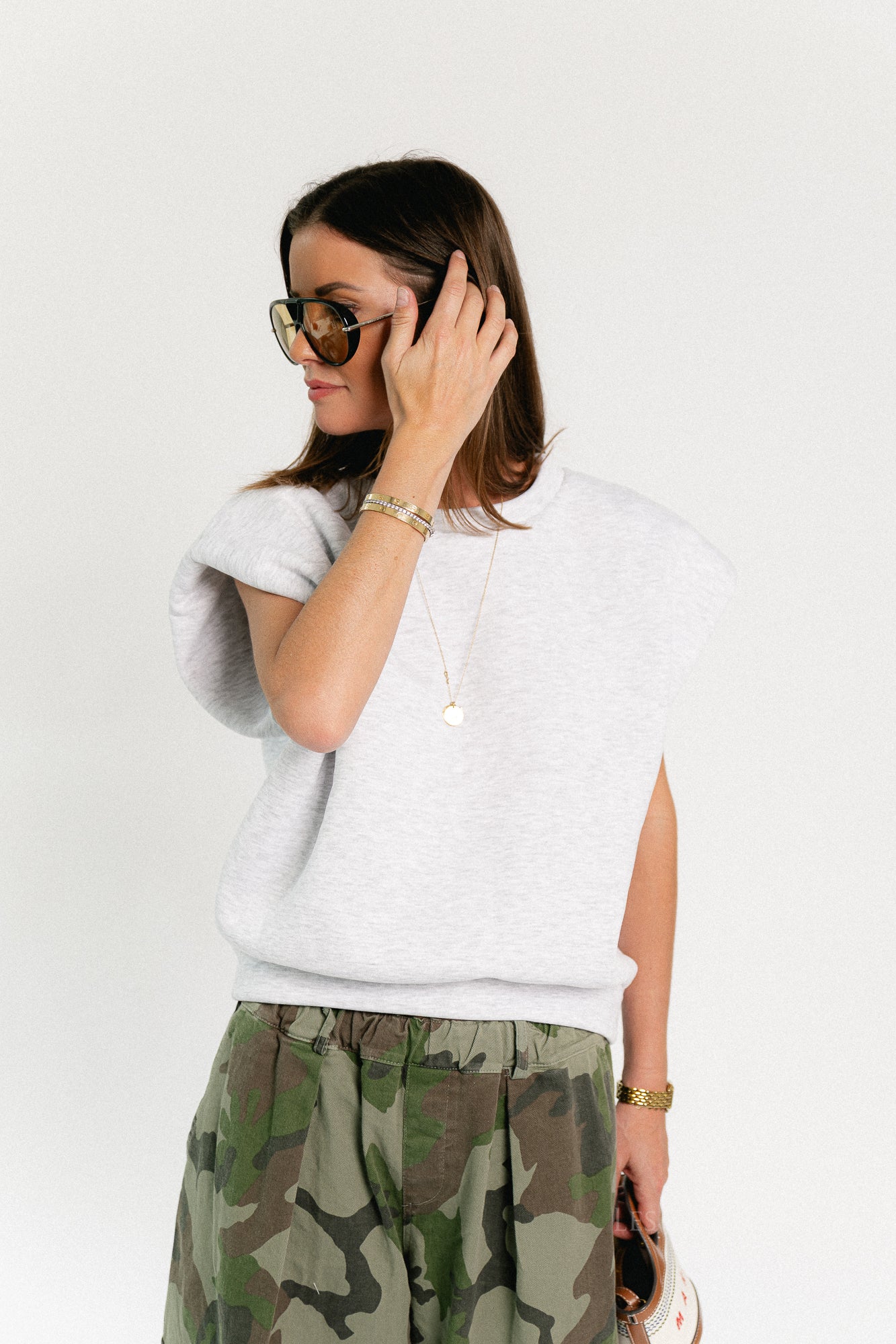 Skylar SL sweater light grey melange