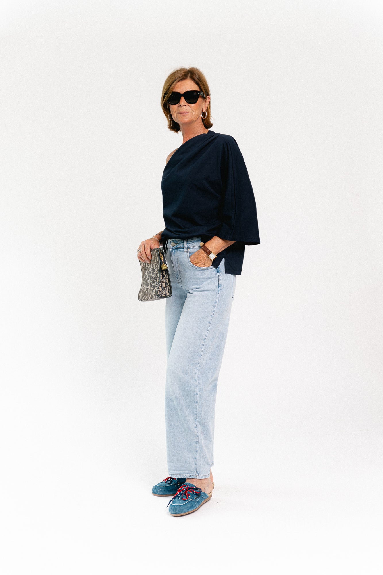 Maurelle balloon fit jeans light blue