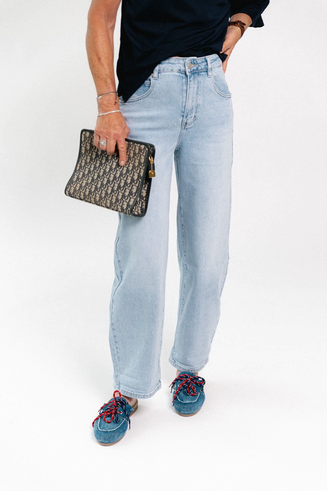 Maurelle balloon fit jeans light blue