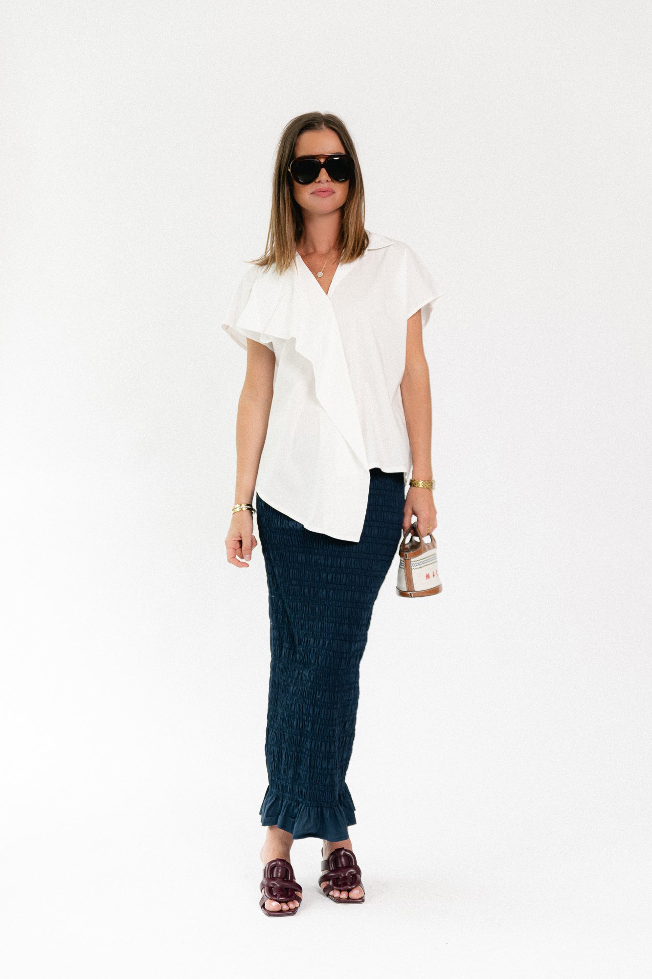 Mona SS shirt white