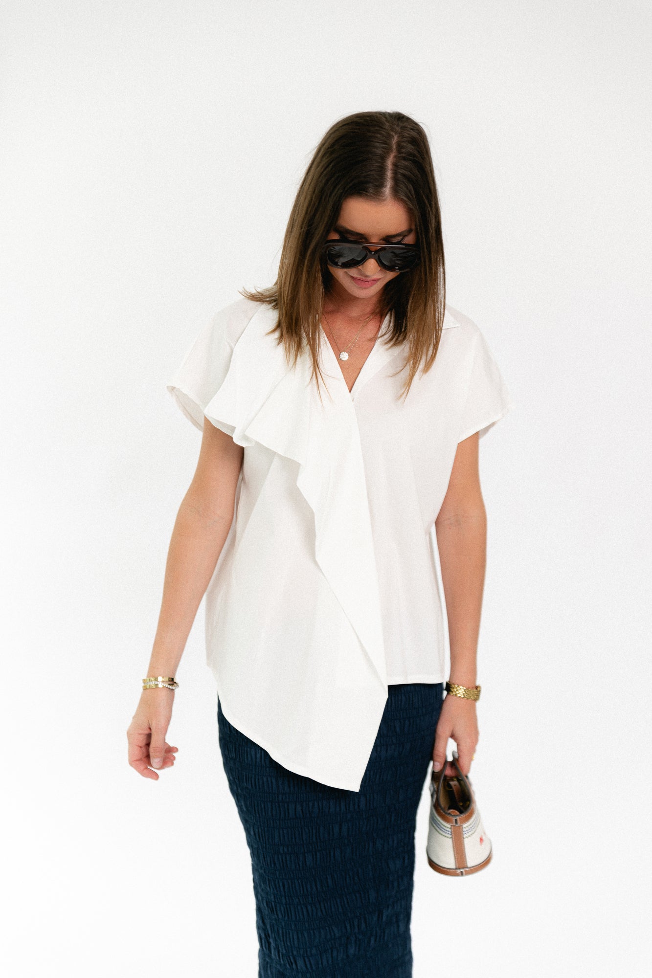 Mona SS shirt white