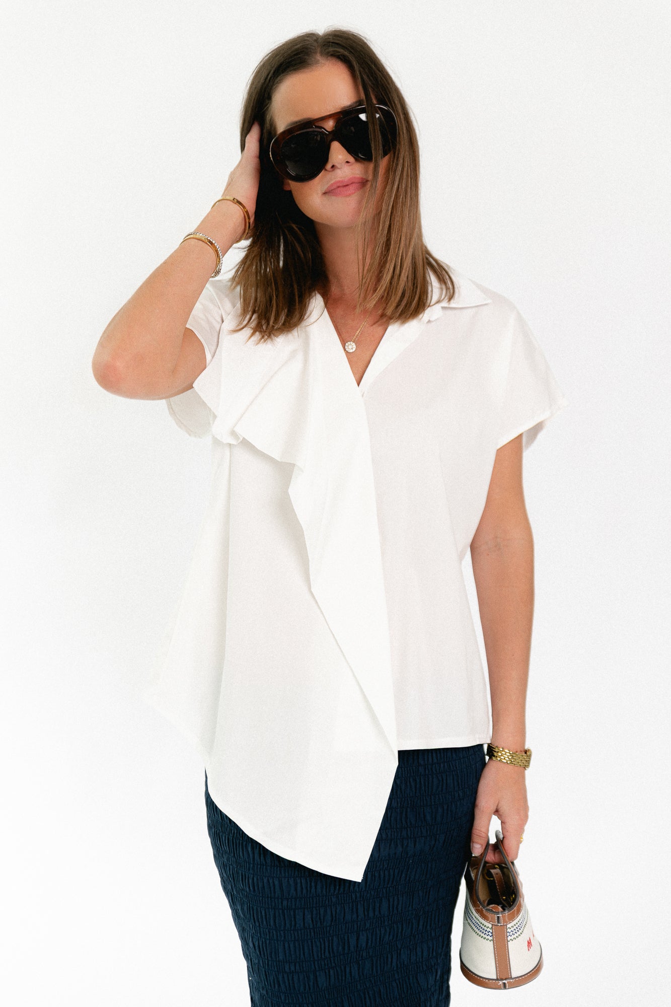 Mona SS shirt white