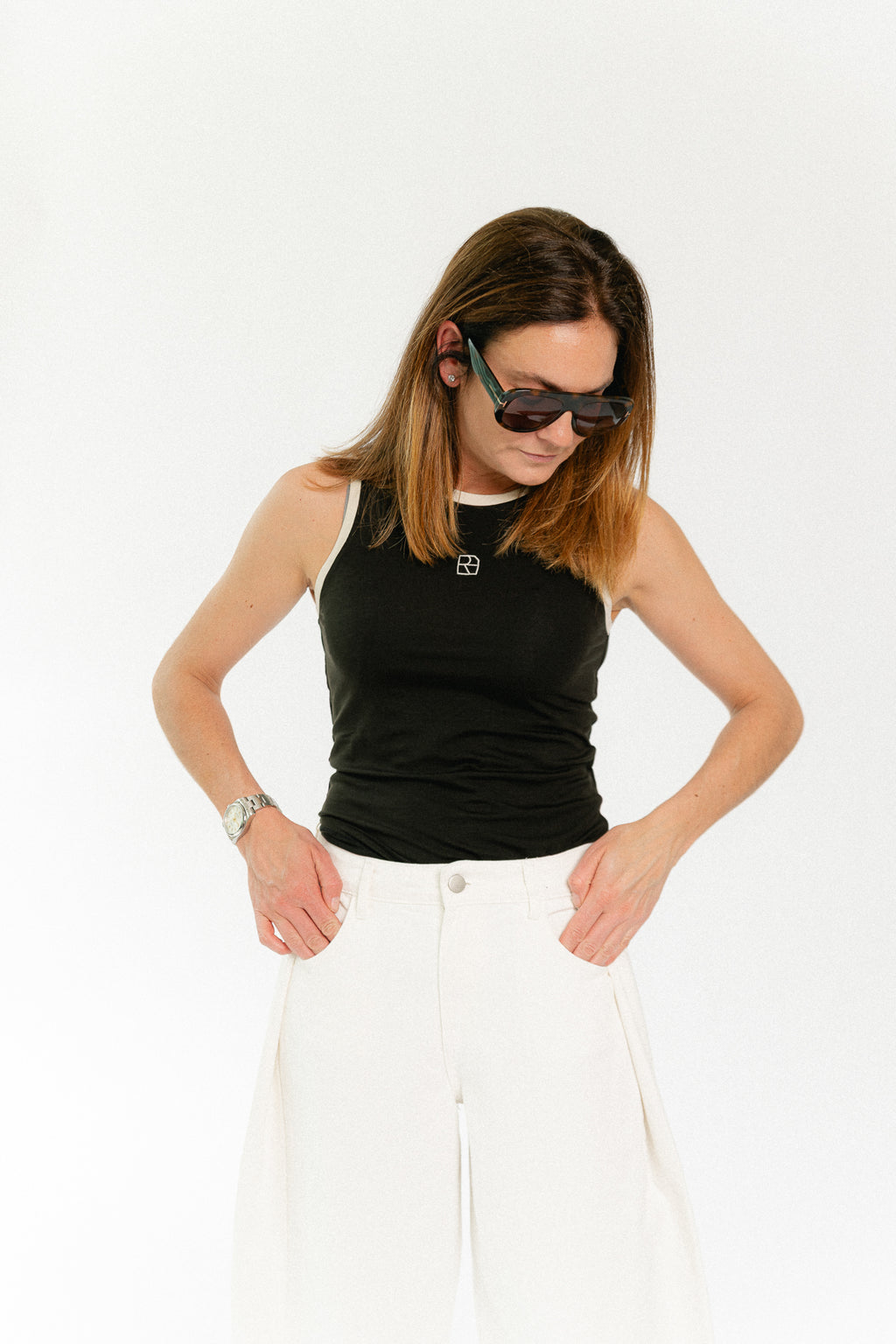 ROUEsme SL tank top black/birch