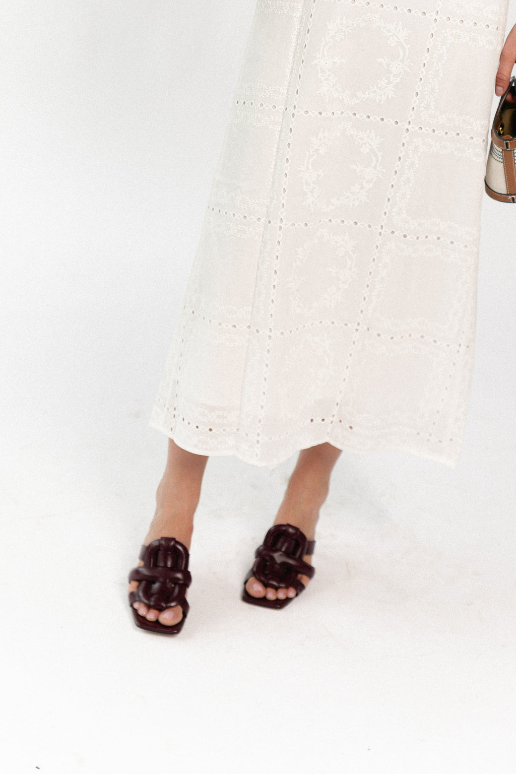 Aurelia dress optic white