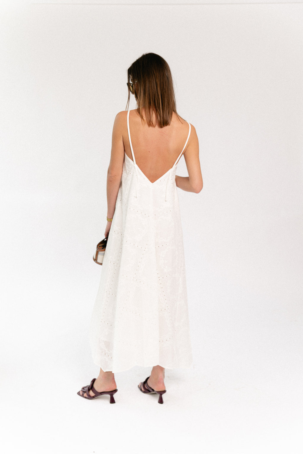 Aurelia dress optic white