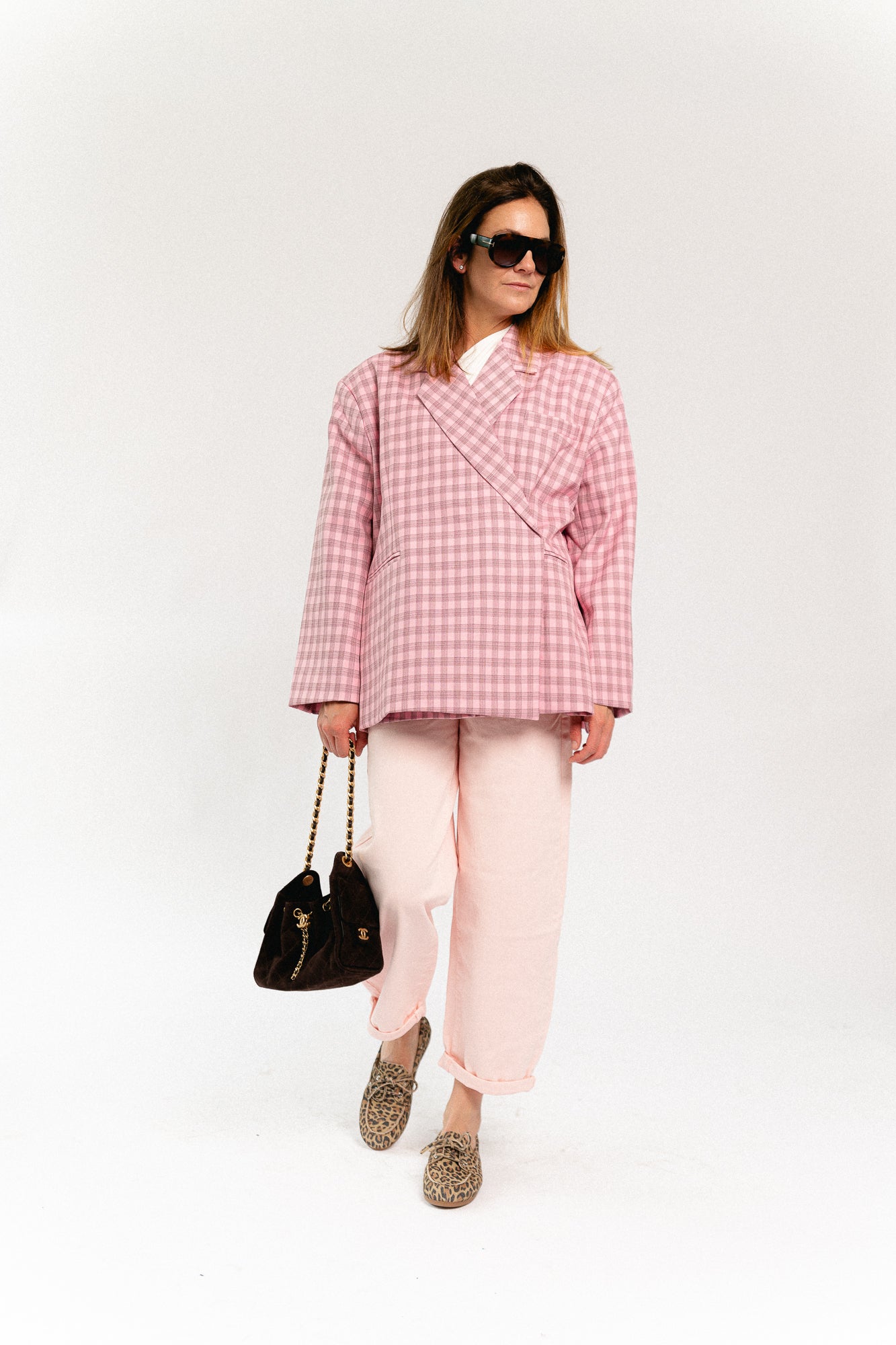 Maurelle balloon fit jeans pink