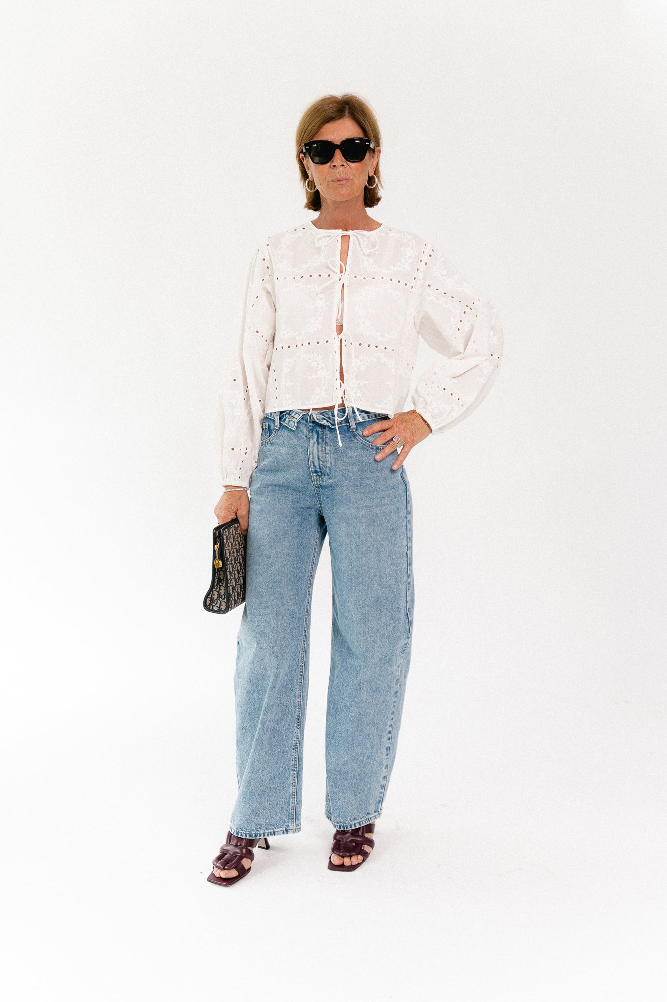 Cato wide leg jeans blue