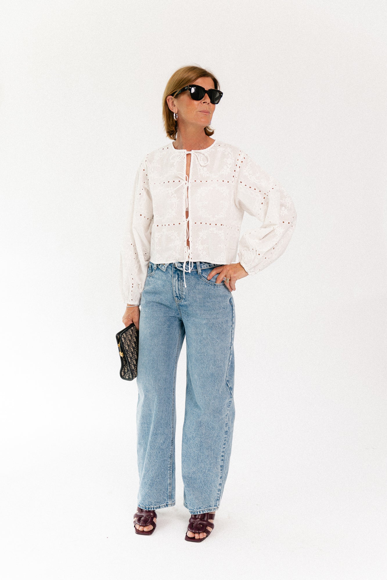 Cato wide leg jeans blue