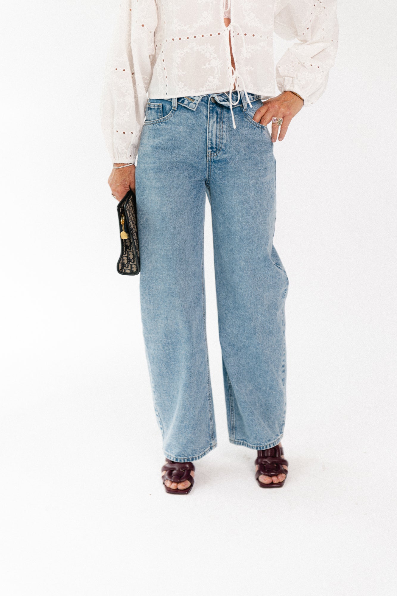 Cato wide leg jeans blue